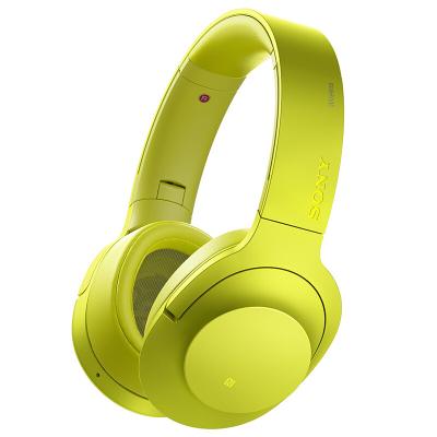 索尼（SONY）h.ear on Wireless NC MDR-100ABN 无线降噪立体声耳机（柠檬黄）